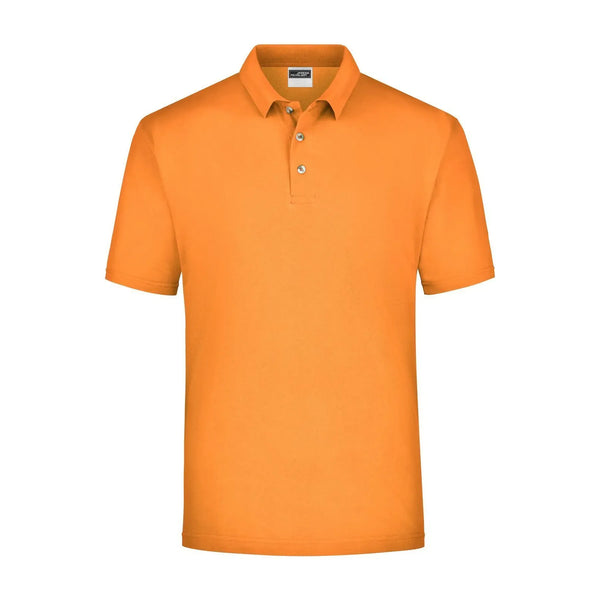 Polo Piqué Medium arancione / S - personalizzabile con logo