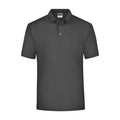 Polo Piqué Medium dark-grey / S - personalizzabile con logo