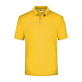 Polo Piqué Medium giallo / S - personalizzabile con logo