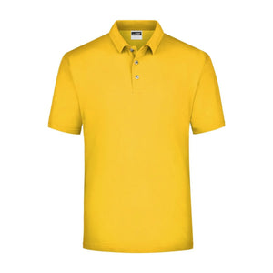 Polo Piqué Medium giallo / S - personalizzabile con logo