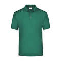 Polo Piqué Medium verde / S - personalizzabile con logo