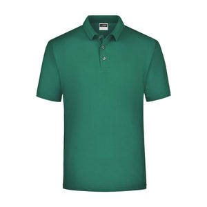 Polo Piqué Medium verde / S - personalizzabile con logo
