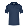 Polo Piqué Pocket blu / S - personalizzabile con logo