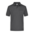 Polo Piqué Pocket grigio / S - personalizzabile con logo