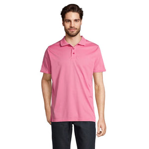 Polo Pitcher Unisex fucsia / XS - personalizzabile con logo