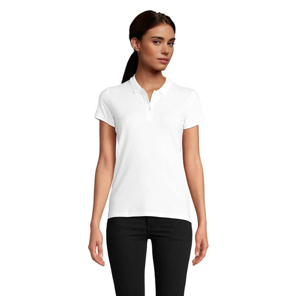 Polo  Planet Donna 170G Bianco / XS - personalizzabile con logo