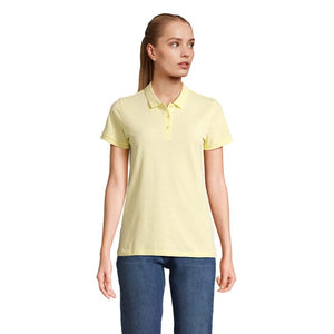 Polo  Planet Donna 170G giallo / XS - personalizzabile con logo
