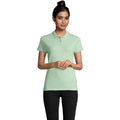 Polo  Planet Donna 170G verde calce / XS - personalizzabile con logo