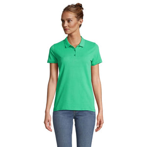 Polo  Planet Donna 170G Verde Primavera / XS - personalizzabile con logo