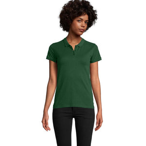 Polo  Planet Donna 170G verde / XS - personalizzabile con logo