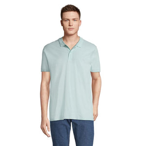 Polo  Planet Uomo 170G azzurro / S - personalizzabile con logo