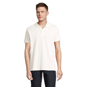 Polo  Planet Uomo 170G natural / S - personalizzabile con logo