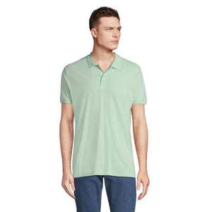 Polo  Planet Uomo 170G verde calce / S - personalizzabile con logo