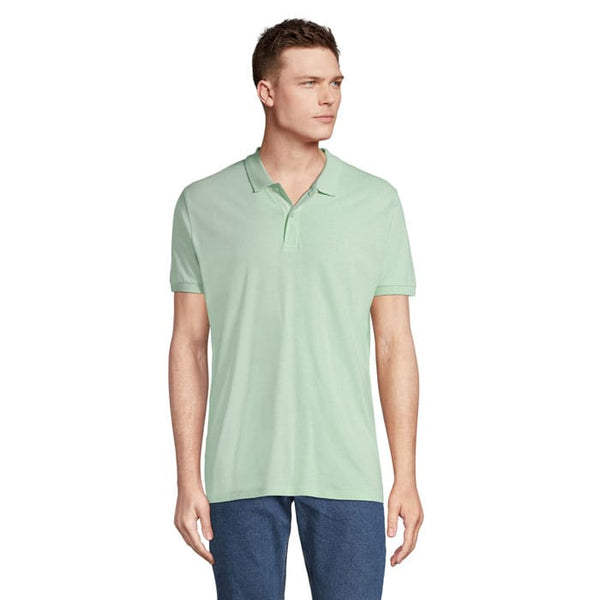 Polo  Planet Uomo 170G verde calce / S - personalizzabile con logo