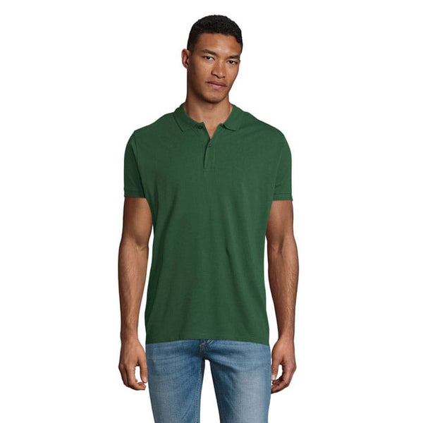 Polo  Planet Uomo 170G verde / S - personalizzabile con logo