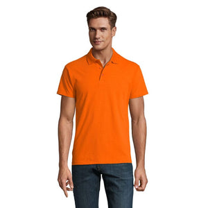 Polo  Primavera Ii Uomo 210G Arancione / S - personalizzabile con logo