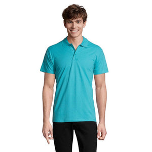 Polo  Primavera Ii Uomo 210G azzurro / S - personalizzabile con logo