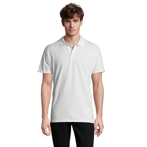Polo  Primavera Ii Uomo 210G Bianco / S - personalizzabile con logo