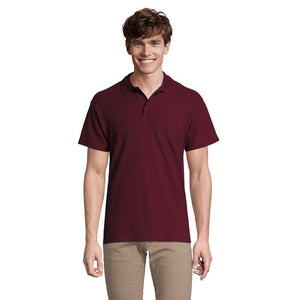 Polo  Primavera Ii Uomo 210G bordeaux / S - personalizzabile con logo