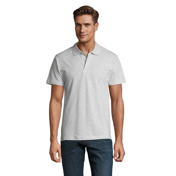 Polo  Primavera Ii Uomo 210G grigio / S - personalizzabile con logo