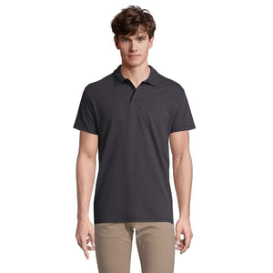 Polo  Primavera Ii Uomo 210G grigio scuro / S - personalizzabile con logo