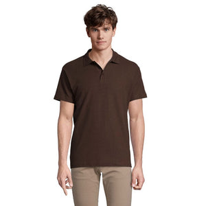 Polo  Primavera Ii Uomo 210G marrone / S - personalizzabile con logo