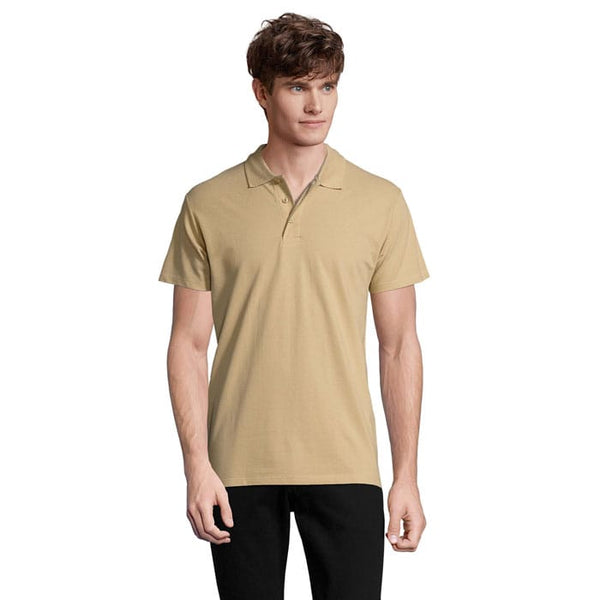 Polo  Primavera Ii Uomo 210G natural / S - personalizzabile con logo