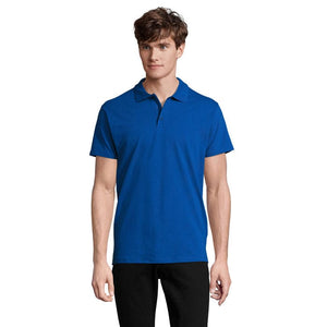 Polo  Primavera Ii Uomo 210G royal / S - personalizzabile con logo