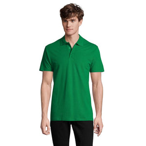 Polo  Primavera Ii Uomo 210G Verde Foglia / S - personalizzabile con logo