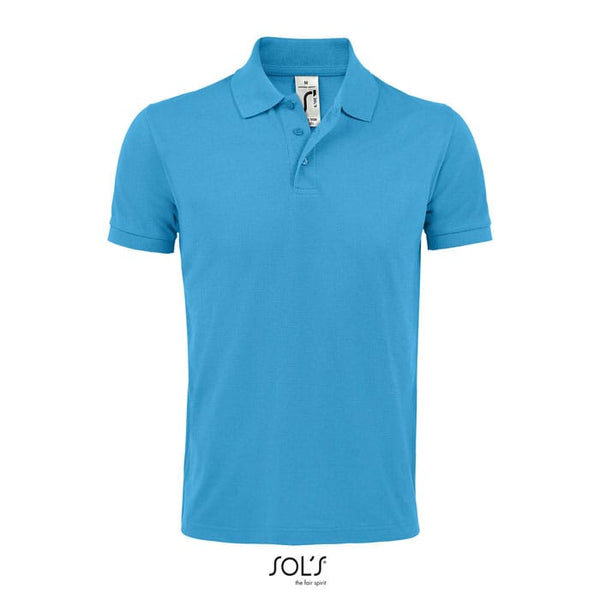 Polo Prime-Men -200G azzurro / S - personalizzabile con logo