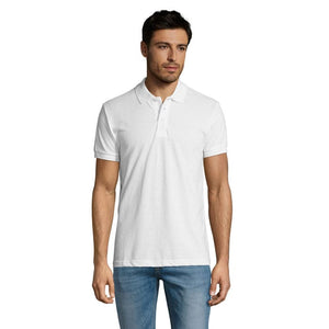 Polo Prime-Men -200G Bianco / S - personalizzabile con logo