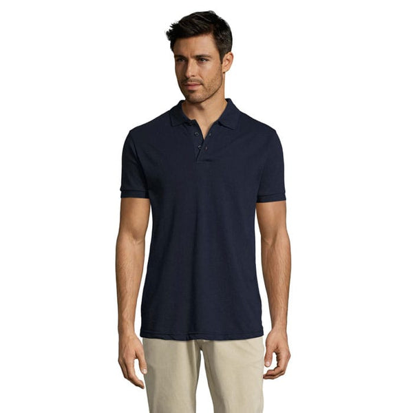 Polo Prime-Men -200G blu navy / S - personalizzabile con logo