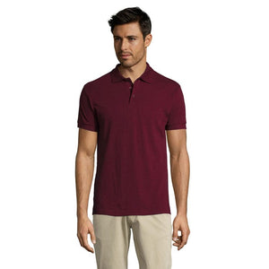 Polo Prime-Men -200G bordeaux / S - personalizzabile con logo