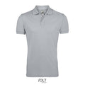 Polo Prime-Men -200G Grigio Puro / S - personalizzabile con logo