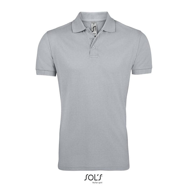 Polo Prime-Men -200G Grigio Puro / S - personalizzabile con logo