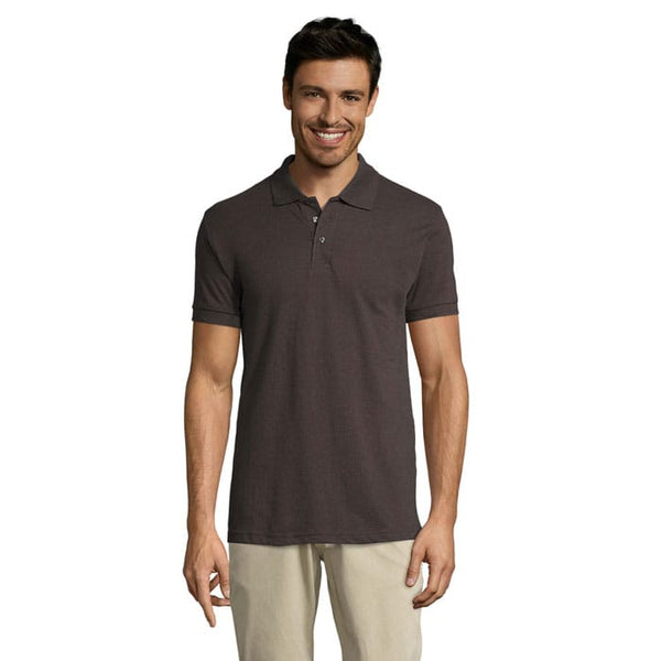 Polo Prime-Men -200G Grigio Scuro / S - personalizzabile con logo