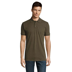 Polo Prime-Men -200G kaki / S - personalizzabile con logo