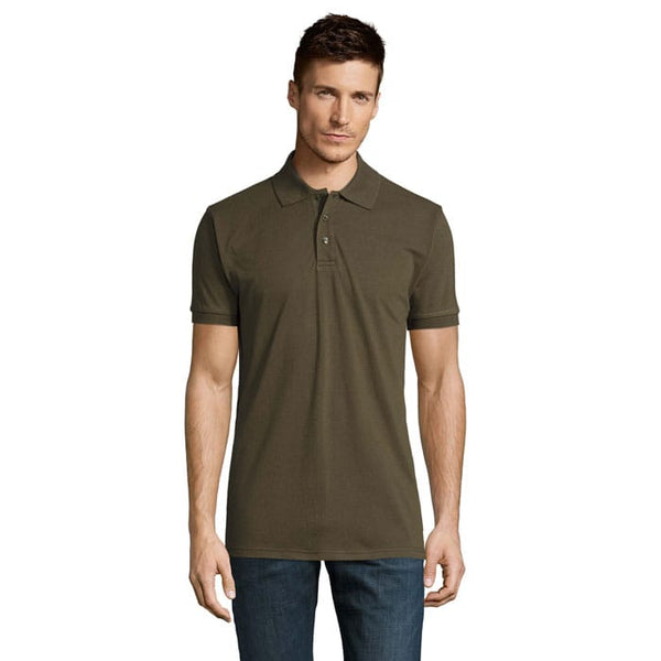 Polo Prime-Men -200G kaki / S - personalizzabile con logo