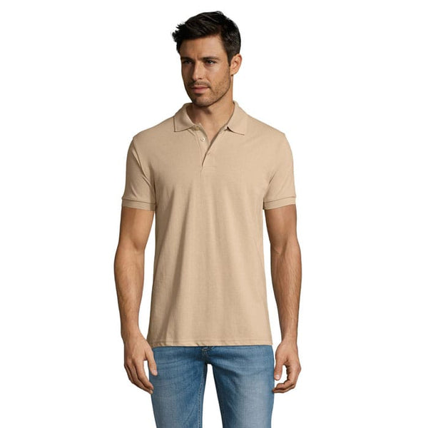 Polo Prime-Men -200G natural / S - personalizzabile con logo