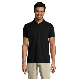 Polo Prime-Men -200G Nero / S - personalizzabile con logo