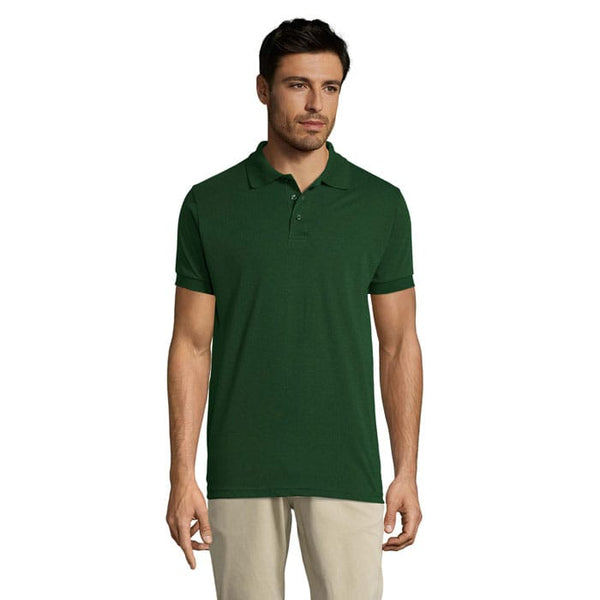 Polo Prime-Men -200G verde / S - personalizzabile con logo