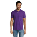 Polo Prime-Men -200G viola / S - personalizzabile con logo
