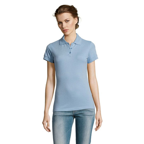 Polo Prime Women  200G azzurro / S - personalizzabile con logo