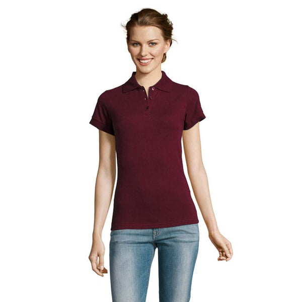 Polo Prime Women  200G bordeaux / S - personalizzabile con logo