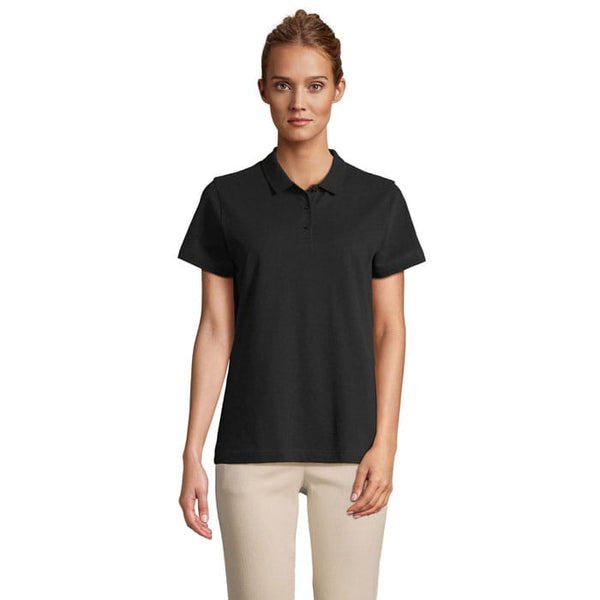 Polo Pulse  Donna Nero / XS - personalizzabile con logo