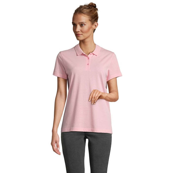 Polo Pulse  Donna rosa / XS - personalizzabile con logo