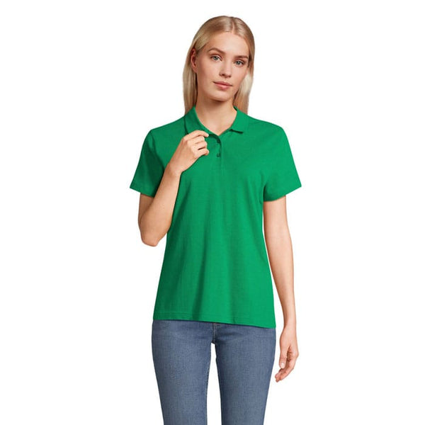 Polo Pulse  Donna Verde Foglia / XS - personalizzabile con logo