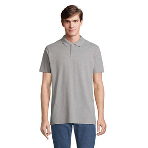 Polo Pulse Unisex grigio / S - personalizzabile con logo