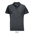 Polo Pulse Unisex grigio scuro / S - personalizzabile con logo
