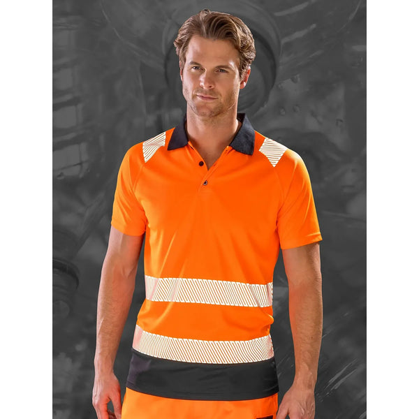 Polo Recycled Safety Shirt - personalizzabile con logo